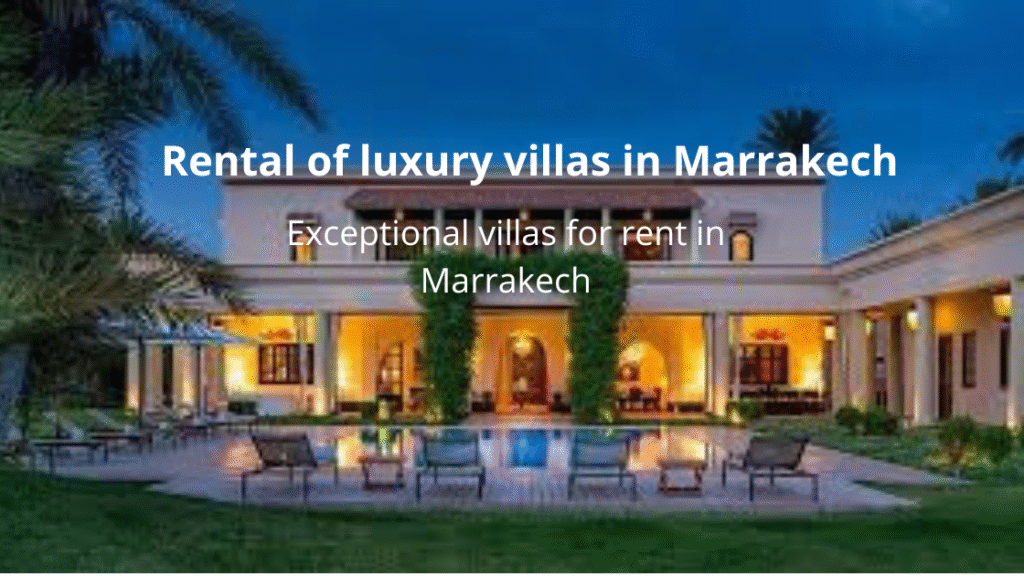 Luxury villa in Marrakech